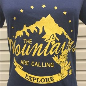 New TeeLuv Woodsy Owl Mountains Are Calling Tee